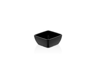 Miska kwadratowa z melaminy, czarna, 190x190x90 mm 190x190x(h)90mm
