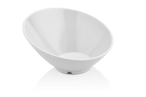 Miska skośna z melaminy, biała, Ř210x106 mm 233x(h)125mm Miska skośna z melaminy, biała, Ř210x106 mm 233x(h)125mm