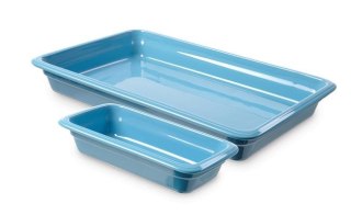Pojemnik porcelanowy niebieski GN2/3