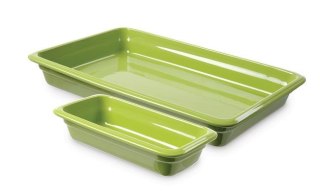 Pojemnik porcelanowy zielony GN1/3