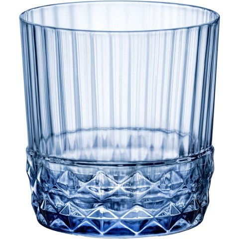 Szklanka niska, sapphire blue, America' 20 s, V 370 ml Szklanka niska, sapphire blue, America' 20 s, V 370 ml
