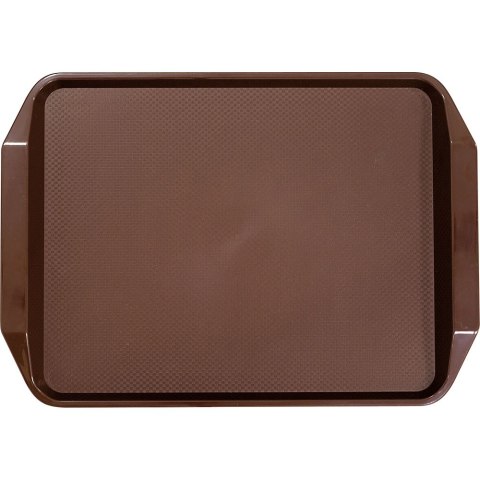 Taca kelnerska 430x305x30 mm, brąz Taca kelnerska 430x305x30 mm, brąz