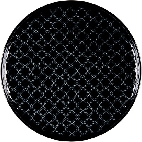 Talerz płytki, kolor czarny, Marrakesz, Ø 260 mm Talerz płytki, kolor czarny, Marrakesz, Ø 260 mm