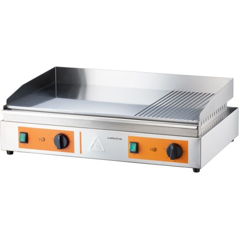 Płyta grillowa, 2/3 gładka, 1/3 ryflowana, Caterina, P 3.5 kW Płyta grillowa, 2/3 gładka, 1/3 ryflowana, Caterina, P 3.5 kW