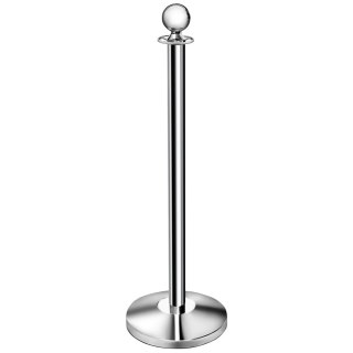 Słupek hotelowy ze stali nierdzewnej, Ø 310 mm, H 910 mm