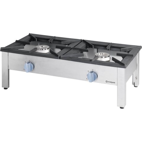 Taboret gazowy, podwójny, Top line, 2x9 kW, G20 Taboret gazowy, podwójny, Top line, 2x9 kW, G20