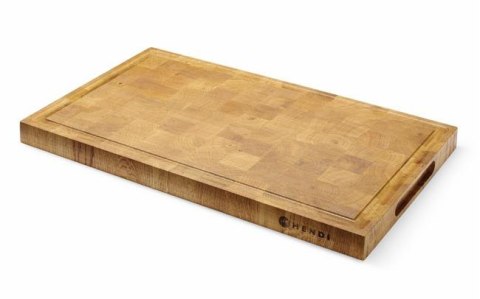 Deska dębowa do serwowania, sztorcowa, HENDI, 530x325x(H)35mm Deska dębowa do serwowania, sztorcowa, HENDI, 530x325x(H)35mm