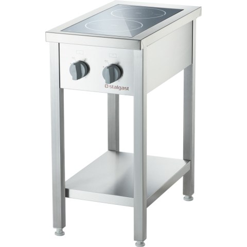 Kuchnia indukcyjna, 2-palnikowa, wolnostojąca, P 7 kW, U 400V Kuchnia indukcyjna, 2-palnikowa, wolnostojąca, P 7 kW, U 400V