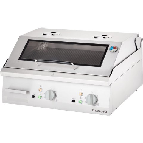 Płyta grillowa elektryczna, ryflowana, z pokrywą, 8.1 kW Płyta grillowa elektryczna, ryflowana, z pokrywą, 8.1 kW