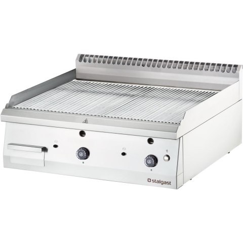 Płyta grillowa gazowa, chromowana, ryflowana, P 13 kW, U 230 V, G30 Płyta grillowa gazowa, chromowana, ryflowana, P 13 kW, U 230 V, G30