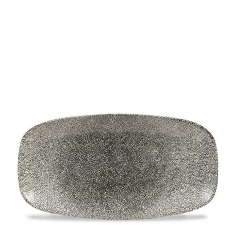 Półmisek Raku Quartz Black 298x153mm Półmisek Raku Quartz Black 298x153mm