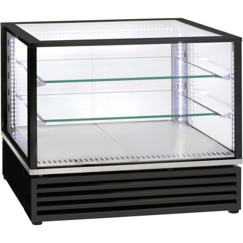 Witryna chłodnicza, nastawna, cukiernicza, czarna, oświetlenie LED, V 170 l Witryna chłodnicza, nastawna, cukiernicza, czarna, oświetlenie LED, V 170 l