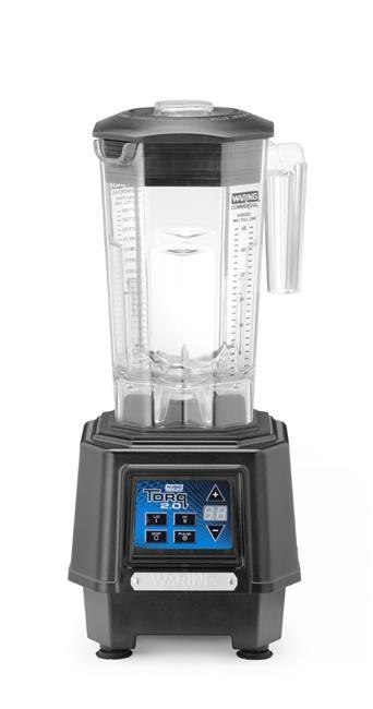 Blender barmański TORQ 2.0 ze sterowaniem elektronicznym, Waring, 1,4L, czarny, 220-240V/1500W, 194x213x(H)450mm Blender barmański TORQ 2.0 ze sterowaniem elektronicznym, Waring, 1,4L, czarny, 220-240V/1500W, 194x213x(H)450mm