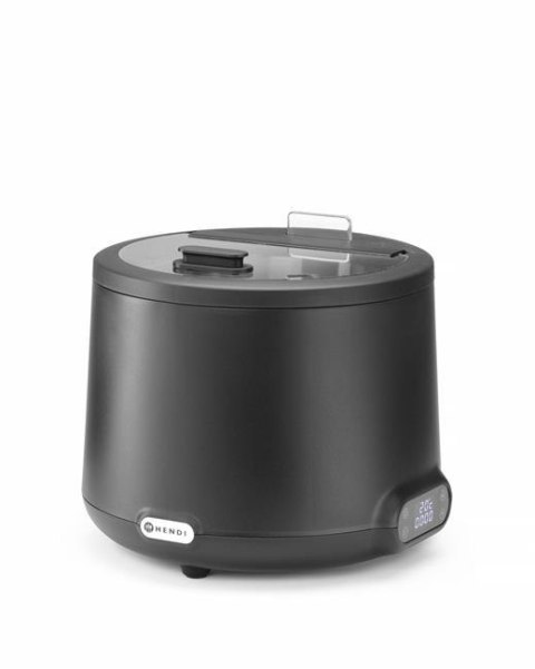 UNIQ Kociołek do zupy, HENDI, 8L, czarny, 220-240V/500W, o366x(H)325mm