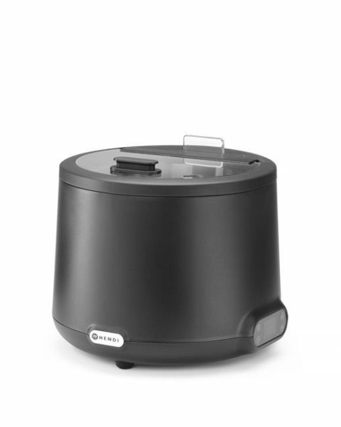 UNIQ Kociołek do zupy, HENDI, 8L, czarny, 220-240V/500W, o366x(H)325mm