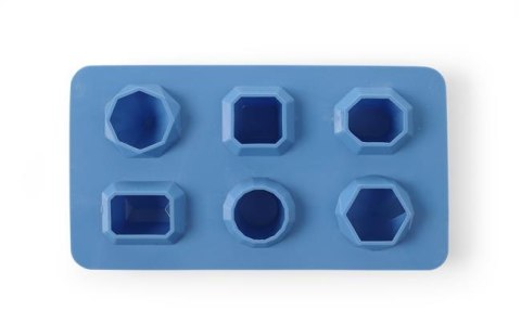 Silikonowa forma do kostek lodu diamenty zestaw 2 szt. Silikonowa forma do kostek lodu diamenty zestaw 2 szt.