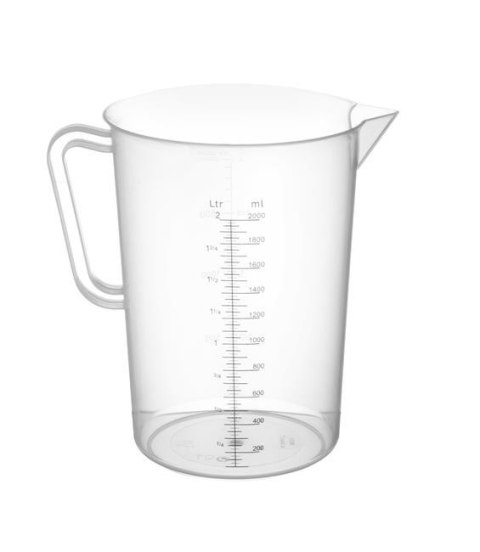 Miarka polipropylenowa podziałką 0,5 l Miarka polipropylenowa podziałką 0,5 l