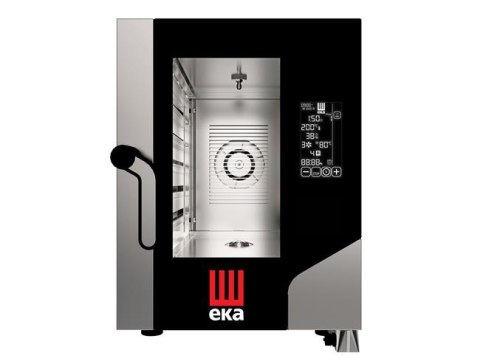 Piec konwekcyjno-parowy Millennial Black Mask Gastro Compact 6×GN 1/1 - elektryczny, Tecnoeka, 400V/7800W, 500x930x(H)700mm Piec konwekcyjno-parowy Millennial Black Mask Gastro Compact 6×GN 1/1 - elektryczny, Tecnoeka, 400V/7800W, 500x930x(H)700mm