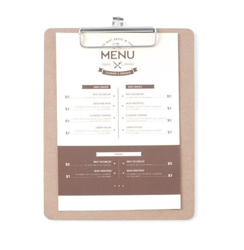 Podkładka pod kartę menu 185x245 Podkładka pod kartę menu 185x245