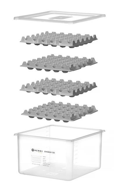 Pojemnik na jajka HENDI OVOBOX 120, HENDI, GN 2/3, 18L, 355x325x(H)200mm