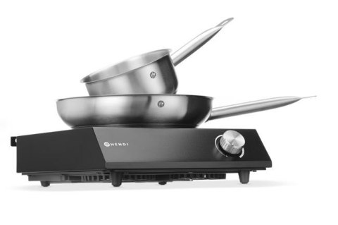 Zestaw: Kuchenka indukcyjna 3500W + rondel + patelnia, HENDI, czarny, 220-240V/3500W, 320x395x(H)95mm Zestaw: Kuchenka indukcyjna 3500W + rondel + patelnia, HENDI, czarny, 220-240V/3500W, 320x395x(H)95mm