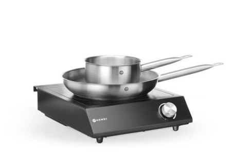 Zestaw: Kuchenka indukcyjna 3500W + rondel + patelnia, HENDI, czarny, 220-240V/3500W, 320x395x(H)95mm Zestaw: Kuchenka indukcyjna 3500W + rondel + patelnia, HENDI, czarny, 220-240V/3500W, 320x395x(H)95mm