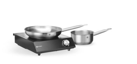 Zestaw: Kuchenka indukcyjna 3500W + rondel + patelnia, HENDI, czarny, 220-240V/3500W, 320x395x(H)95mm Zestaw: Kuchenka indukcyjna 3500W + rondel + patelnia, HENDI, czarny, 220-240V/3500W, 320x395x(H)95mm