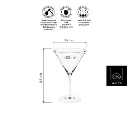 Kieliszek do martini Martina