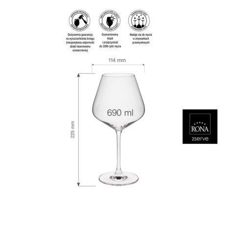 Kieliszek do wina burgund Le Vin