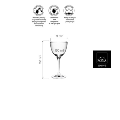 Kieliszek koktajlowy Classic Cocktails Optic