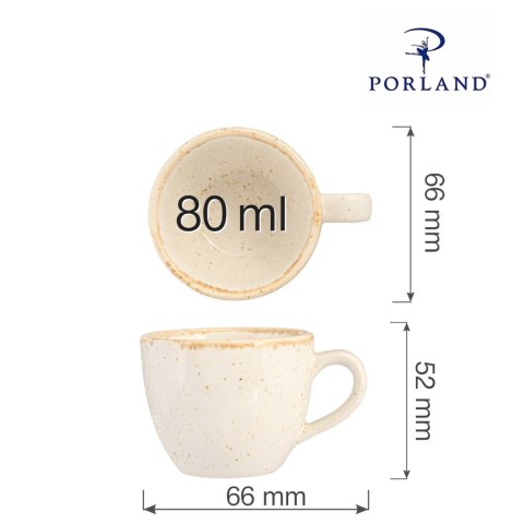 Filiżanka elegancka do espresso Sand 80ml