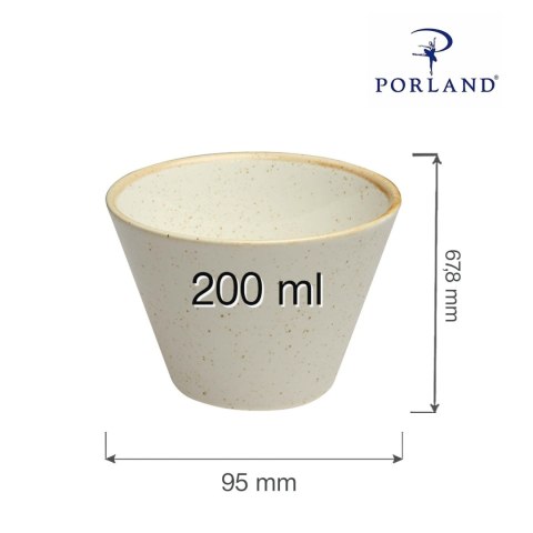 Miska stożkowa Sand 200ml