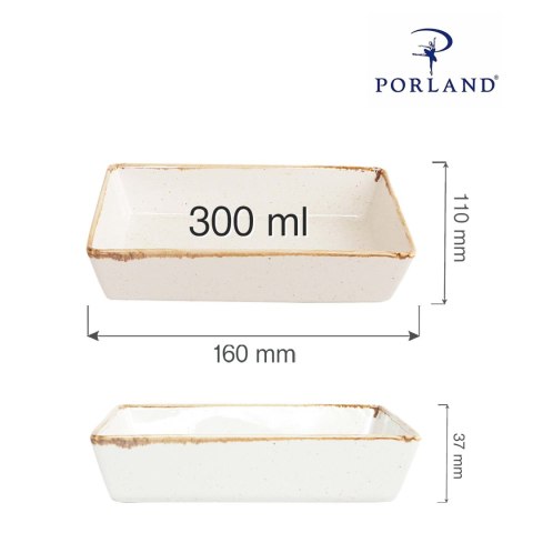 Naczynie do przystawek Sand 160x110mm