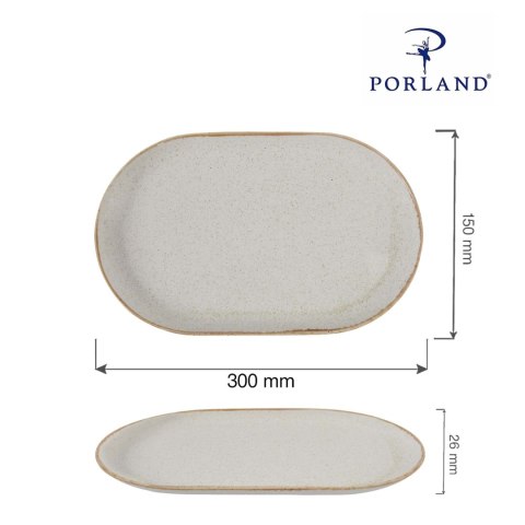 Półmisek owalny Sand 300x150mm