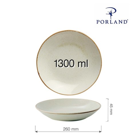 Talerz płytki coupe Sand 260mm Talerz płytki coupe Sand 260mm