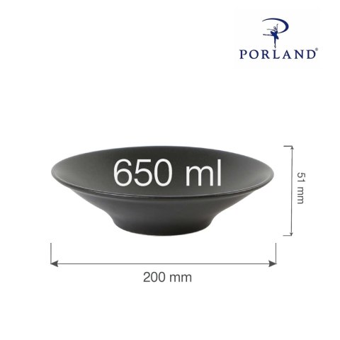 Talerz głęboki Coal