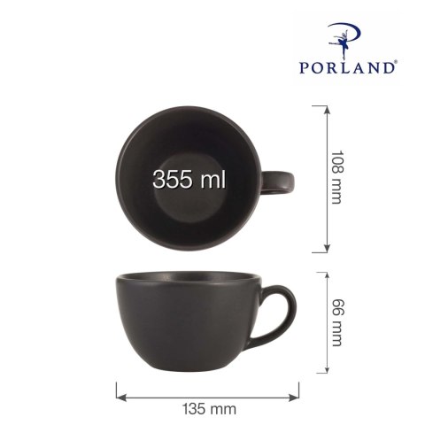 Filiżanka elegancka Coal 320ml