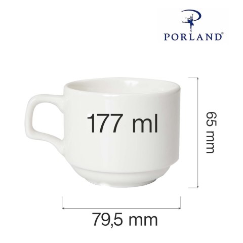 Filiżanka sztaplowana Dove 177ml