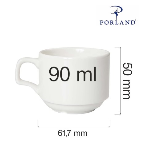 Filiżanka sztaplowana Dove 90ml