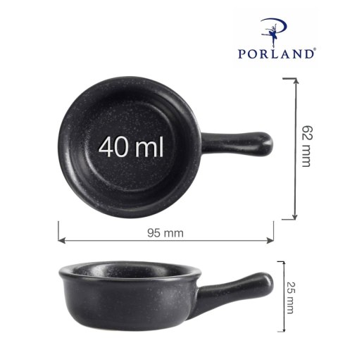 Mini naczynie z rączką Coal Mini naczynie z rączką Coal