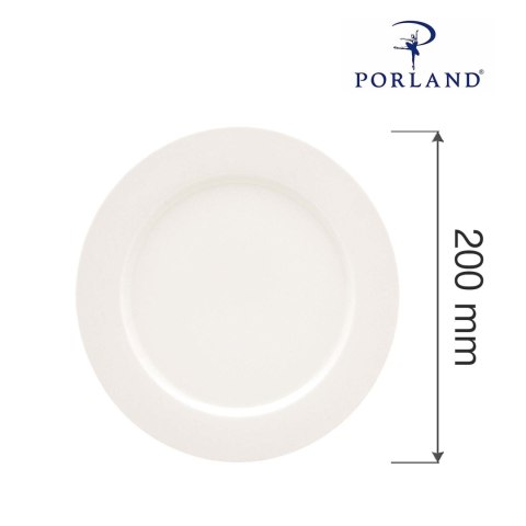 Talerz płytki z płaskim rantem Dove 200 mm