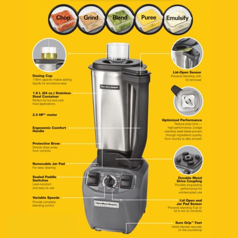 BLENDER KUCHENNY HBF 510S EXPEDITOR™ BLENDER KUCHENNY HBF 510S EXPEDITOR™