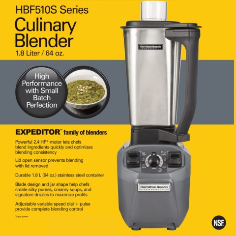 BLENDER KUCHENNY HBF 510S EXPEDITOR™ BLENDER KUCHENNY HBF 510S EXPEDITOR™