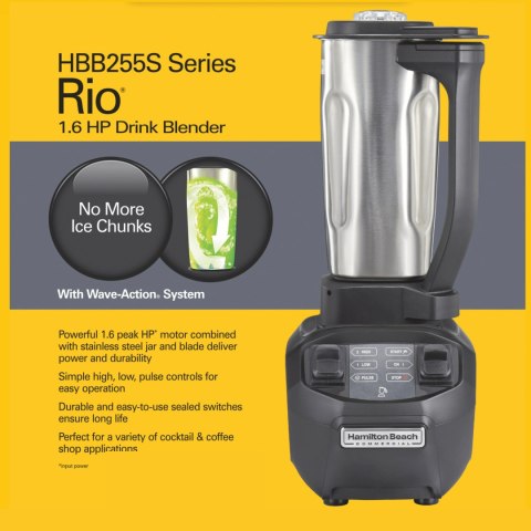 Blender barmański HBB 255 RIO/S