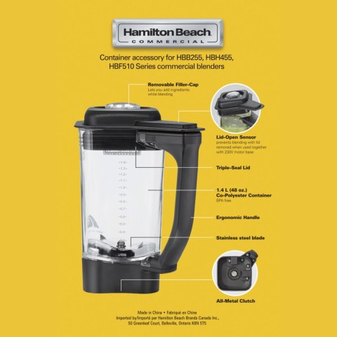 Dzbanek z copoliestru 1,4l do HBB255-CE Dzbanek z copoliestru 1,4l do HBB255-CE