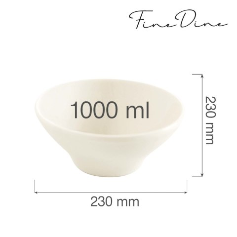 Miska stożkowa Crema 1000ml