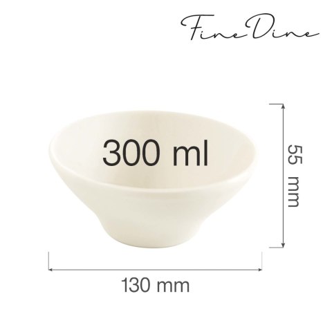 Miska stożkowa Crema 300ml
