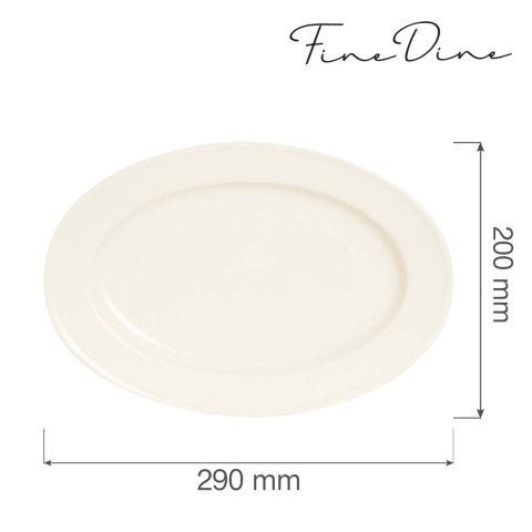 Półmisek owalny Crema 290x200mm