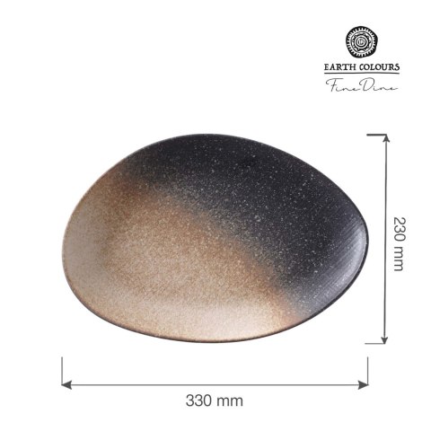 Talerz o organicznym kształcie Moon 330mm