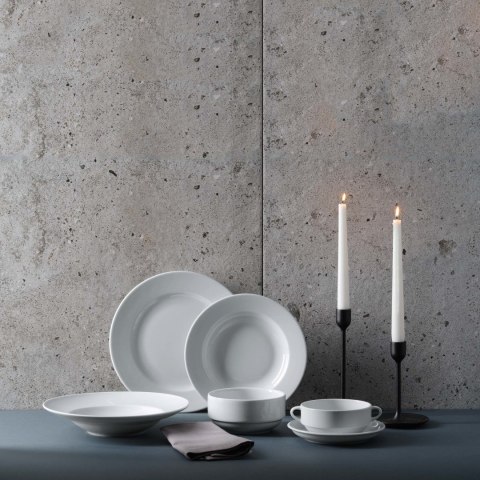 Talerz płytki z szerokim rantem 310mm Bianco